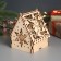 New Year's Domik box "Snowman and gifts" 12x10x14 cm