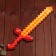 Souvenir weapons made of wood sword Paladin "Pixel", 37 cm mix