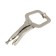 Hand tundra clamp, point capture, movable sponges, with a latch, 220 mm