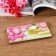 Barrier on magnets "Congratulations! Flowers", wood, varnished, 10x19 cm