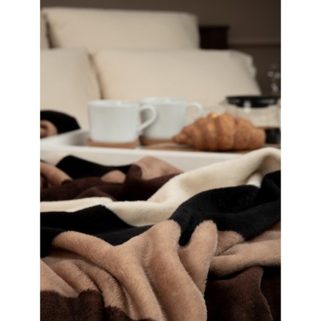 Texrepublic blanket, size 180x200 cm, beige color-8