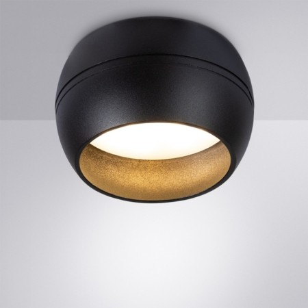 Pointed-built lamp Arte Lamp Gambo A5550PL-1BK, GX53, 15 W, 9x9x7.3 cm, black-1