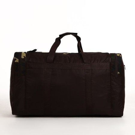 Road bag with lightning, long belt, brown color-1