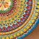 Largan Rishtan ceramics "Patterns", 42 cm, multi -colored