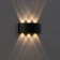 Fronts' lamp "Semesfer", FSD-003, 6 W, 3000K, 3 rays, IP65, 220 V, metal, black