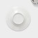 Service Porcelain Tea Black Rose, 12 items: 6 mugs 220 ml, 6 saucer d = 15 cm, white color