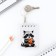 Key keychain notebook "Raccoon", 5.5 x 7.5 cm