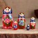 Nesting doll "purple patch", 5 puppet, 11 cm