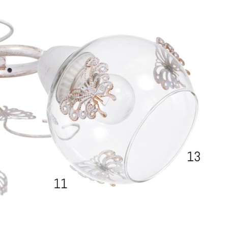 Chandelier 6591202/3 E27 40W white 46x46x24 cm-2