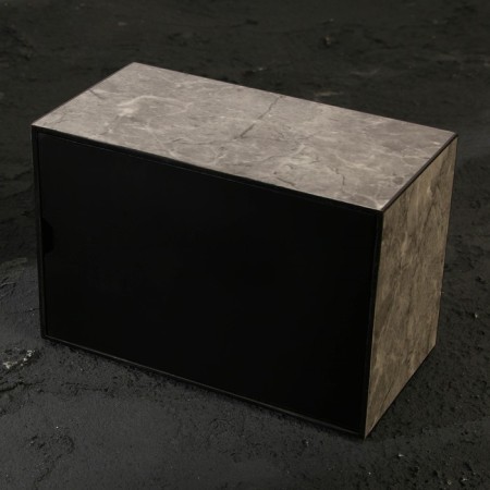 Acrylic napkin, gray marble 10 x 18 x 12 cm-7
