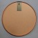 Wall mirror in a round case made of metal, d = 60, copper ruby