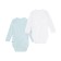 Body baby with a long sleeve "Goroshinka", height 68 cm, color white, blue, 2 pcs