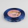 Satsis tape "Snowflakes", 10 mm, 23 ± 1 m, blue color No. 122