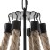 Chandelier 2737/8 E27 40W Black 88x88x60-100 cm