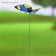 Sadter Garden "Butterfly" 10x8cm, 30cm, mix / packing 25pcs, price per pcs