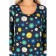Female dress, size 42, blue, green color