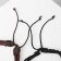 Bracelet unisex "interweaving" pigtail, 4 threads, black-brown color, d = 7 cm