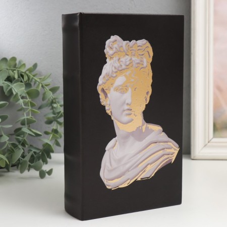 Safe Brush Tree leatherette "Apopolon" with gold 21x13x5 cm