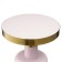 Coffee table from 350 × 350 × 510 mm, pink color