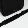 Male bag over the shoulder, Textura, artificial leather, black color
