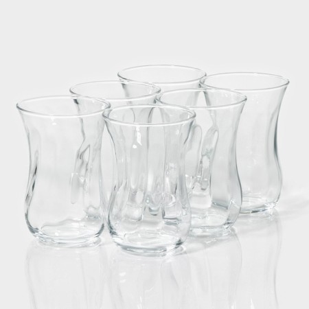 A set of glass glasses of Armode Classic, 100 ml, 5.7 × 8.3 cm, 6 pcs