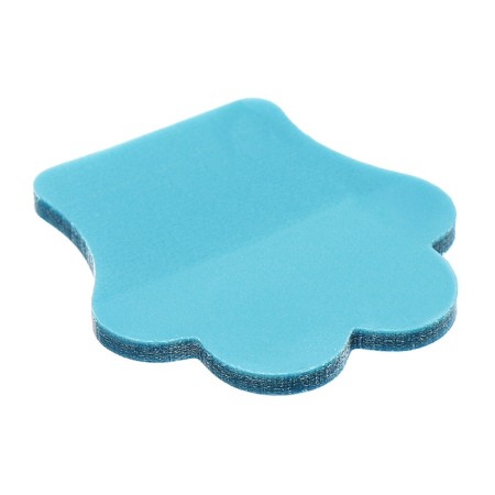 Block-filling with sticky edge plastic paw 50l, blue, 45mm x 45mm Calligrata