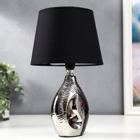 Table lamp 36657/1 E14 40W Black-Serebly H31.5 cm Risalux-5