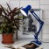 The desktop lamp N-214-E27-40W-BU E27 with the base of the blue