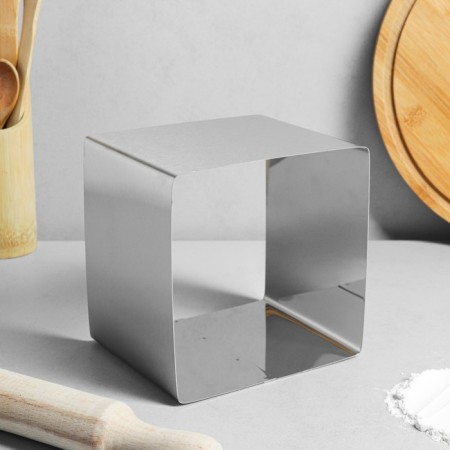 Baking and calculation form "Square", H-12 cm, 14 x 14 cm