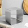 Baking and calculation form "Square", H-12 cm, 14 x 14 cm