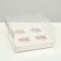 Box for 4 cupcakes, white, 18.5 × 18 × 10 cm