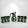 Set for juice with tray "Calla" art painting, 6 glasses 1250/200 ml