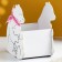 Wooden Kashpo "Momno heat" 12x9.5x15 cm white
