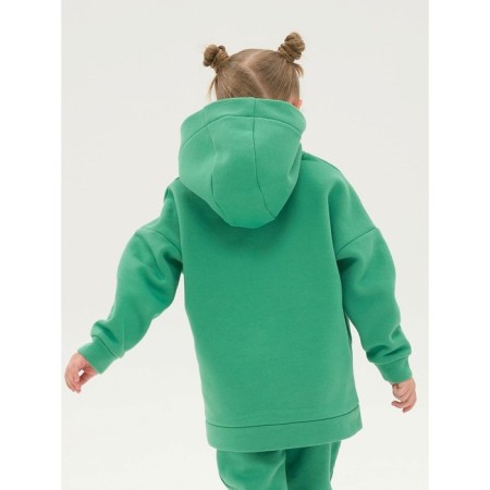 Children's sweatshirt, height 110 cm, green color-3