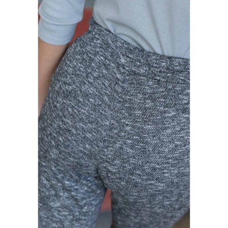 Female trousers, size 48, gray color-7