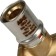 STOUT SFP-0012-001220, 1/2 "x 20 mm, wall, mount, elongated, brass