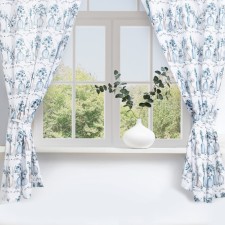 A set of curtains for a kitchen with praises Flower Mood 145x180cm-2 pcs., 100% p/e