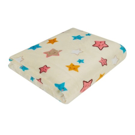 Smiling Stars, size 150x200 cm, beige color-1