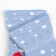 Noski children, the color of light blue melange/blue, size 12-14