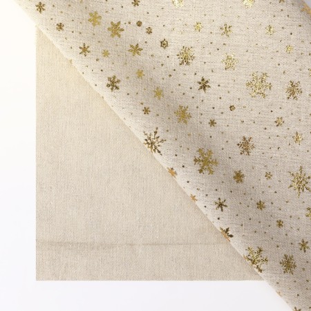 Snowflake flap, 48 × 48 cm, gold color-2