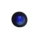 Switch moist -covered round blue with backlight, 250 V, 6 A, 3 contacts