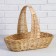 Product basket, 45 × 23 × 10/35 cm, manual weaving, willow