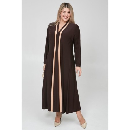 Women's dress, size 60, dark brown color