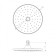 Shower watering can Lemark LM8130C, upper, round, diameter 256 mm, 1 function, chrome