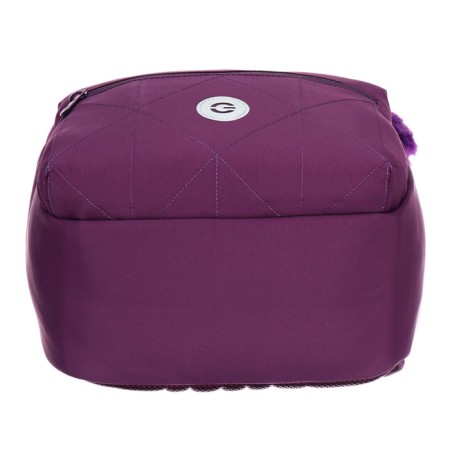 Youth backpack 38 x 27 x 13 cm, Grizzly, laptop department, black/purple-6