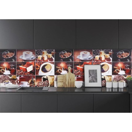 PVC kitchen apron "Coffee" 3000x600mm-1