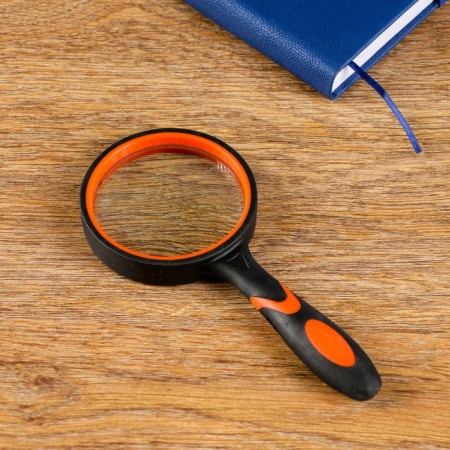 Lupa classic, rubberized case 8x, d = 6.5cm