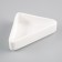 Ceramic bowl for rodents angular 75 ml 9.5 x 6 x 2 cm, white