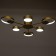 Causteen with PDU 2301/6GD LED 120W 3000-6000K gold 75x75x8 cm Bayerlux