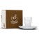 Coffee cup with a saucer TASSEN Impish, 80 ml, white color